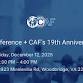 CAF Annual Conference & 19th Anniversary Celebration event image
