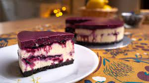 Japanese cheese cake tanpa cream cheese yang lembut dan lumer dimulut wajib. Resepi Blueberry Cheesecake Oreo Tanpa Bakar