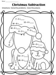 Free Christmas Subtraction Christmas Math Christmas Subtraction Christmas Worksheets