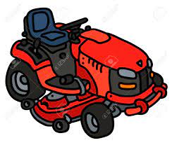 La tondeuse à gazon des professionnels est une tondeuse autoportée : Dessin A La Main D Une Tondeuse A Gazon De Jardin Rouge Pas Un Vrai Type Clip Art Libres De Droits Vecteurs Et Illustration Image 48715130