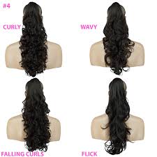 Fast & free shipping on many items! Ponytail Clip In On Hair Extensions Dark Brown 4 Reversible 4 Styles Claw Clip Ebay