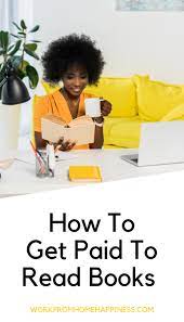 Get Paid To Read Books From Home Working From Home Books To Read Work From Home Jobs