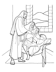 Click any bible coloring page design to see a larger version and download it. Christ Raising The Daughter Of Jairus Coloring Page