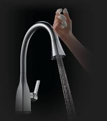 Touchless kitchen faucet, snan pull down sprayer kitchen faucet, single handle sensor kitchen sink faucet with 3 modes, high arc brushed nickel sensor sink faucet skfs02 4.4 out of 5 stars 24 1 offer from $104.99 Touch2o Touch Faucet Technology Delta Faucet Touch Kitchen Faucet Touchless Kitchen Faucet Kitchen Faucet