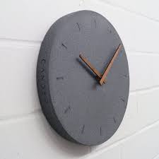 Cander Berlin Mnu 6130 S Lautlose Beton Wanduhr In 2020 Wanduhr Uhr Laute