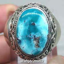 Memang batu pirus banyak dipakai di segmen usia 40 tahun keatas. Cincin Batu Pirus Persia Biru Porselen Asli Kode 1112 Wahyu Mulia Pirus Cincin Batu Permata Kristal