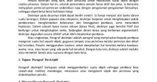Drs Lindungratwiawan Paragrafdeskripsi 1 A Paragraf Deskripsi 1 Pengertian Paragraf Deskriptif Deskripsi Kata Deskri Words Word Search Puzzle Learning