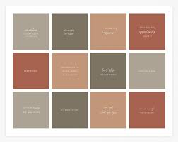 Instagram Quotes Instagram Canva Template Instagram Post Templates Earth Colors Posts Instagram Feed Canva Instagram Post Quotes Taupe Color Palettes Color Palette Design Instagram Quotes