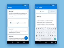 Android Notes App Android Notes App User Interface App