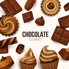 Chocolate Sweets Clipart Collection Chocolate Bars And Etsy Chocolate Sweets Clipart Chocolate Sweets
