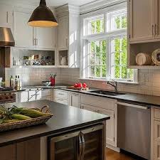 open shelves under cabinets design ideas