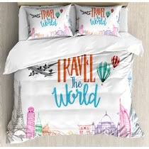 Find comforters and comforters in every size from twin to california king. World Travel Bedding Wayfair