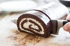 Chocolate Swiss Roll Cake Recipe Chocolate Swiss Roll Chocolate Roll Roll Cake