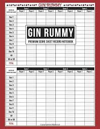 Printed poker run score sheet. Gin Rummy Premium Score Sheet Record Notebook Score Pad For Keeping Track Of All Your Scores For Over 800 Games Includes Game Instructions Sample Gin Rummy Score Pad Game Score That