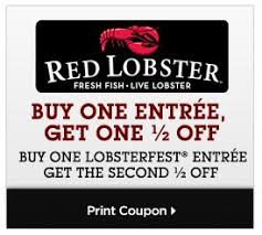 Red Lobster Coupon For Lobsterfest Red Lobster Coupons Red Lobster Free Printable Coupons