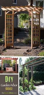 How To Build A Simple Garden Arbor Garden Archway Backyard Garden Arbor