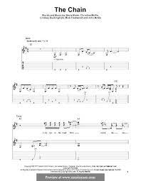 The Chain Fleetwood Mac By C Mcvie J Mcvie L Buckingham M Fleetwood S Nicks On Musicaneo Fleetwood Mac Fleetwood Banjo Tabs