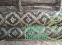 Adalah suatu amalan yang wajib di kuasai. Anyaman Bilik Bambu Dapurbambu Sukabumi