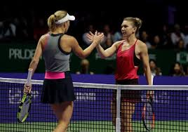 Caroline wozniacki is the australian open champion! Wozniacki Beats Halep Reaches Semifinals At Wta Finals Sports Chinadaily Com Cn
