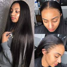 Lace frontal wig human hair purple pink orange yellow 14 in. Amazon Com Glueless Lace Front Straight Wigs Human Hair For Black Women Brazilian Straight Virgin Hair Lace Frontal Wigs With Baby Hair Pre Plucked Natural Hairline Wigs Human Hair Frontal Closure Wig 16inch