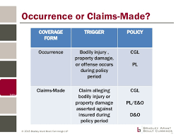 This means that if a policy is canceled, or a premium isn't paid, any claim that comes through will not be covered, even if the incident occurred. Mind The Gap With Between Occurrence And Claims Made Policies
