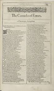 A Picture For The Play Comedy Of Errors Comedy Globe Theater Short Play