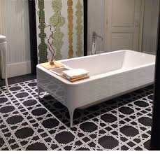 Using black and white floor tile in your bathroom is a stunning way to add some glam and drama to your space. Modern Black White Geometric Puzzle Art Glass Mosaic Tile Bathroom Shower Restaurant Bar Store Wall Tile Floor Tile Mosaic Foil Foil For Bathroomtile For Walls Aliexpress