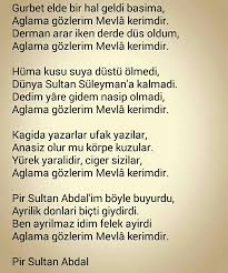 Pir Sultan Abdal Ozlu Sozler Guzel Soz Ilham Verici Sozler