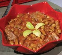نتیجه تصویری برای خورش قیمه خلال و زرشک