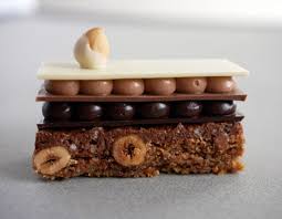 Three Chocolate Plaisir Sucre Cake Lab Individual Desserts Individual Cakes Crunch Cake