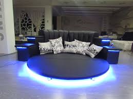Serta® standale ii pillowtop plush queen mattress set. Hot Sale Modern Led Music Round Bed Frame In China Cy006 Buy Music Round Bed Frame Modern Round Bed Frame Led Round Bed Frame Product On Alibaba Com