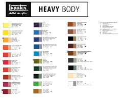 High Quality Liquitex Acrylics Color Chart Liquitex Acrylic