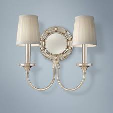 5 out of 5 stars. Regent 13 1 2 Wide Wall Sconce With Shades And Mirror F3839 Lamps Plus