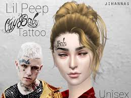 Rapper lil peep without his face tattoos and given another haircut. Jihannas Lil Peep Crybaby Tattoo