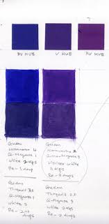 Color Chart Violet Gias Color Study