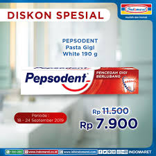 Indomaret Diskon Spesial Pepsodent Pasta Gigi White Facebook