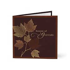 Autumn scenery thanksgiving greeting card. Buy Hallmark Business Thanksgiving Cards For Customers Filigree Leaves Pack Of 25 Greeting Cards Online In Qatar B07vgb9lts