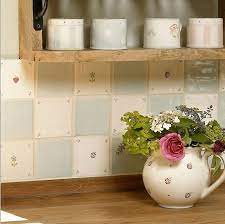 The tile is visually stunning and brought all the color tones of the space into harmony. Love These Hand Painted Tiles And Ceramics From Susie Watson Designs Just Beautif Cottage Kitchen Tiles Country Cottage Kitchen Kitchen Wall Tiles