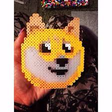Doge is a hat that was published into the catalog by roblox on april 1 2014. Much Perler Such Doge Perler Patterns Hama Beads Patterns Perler Bead Patterns