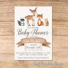 Cute woodland animals gender neutral baby shower invitation. Boy Baby Shower Invitation Woodland Animals Invitation Etsy Woodland Animal Baby Shower Invitations Deer Baby Shower Invitations Baby Shower Invitations For Boys