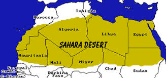 Over the years many excellent desert camps have developed in the moroccan sahara. Jungle Maps Map Of Africa With Sahara Desert