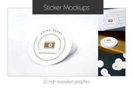 Sticker Mockups By Studio Meraki On Creativemarket Fun Stickers Business Card Mock Up How To Make Stickers