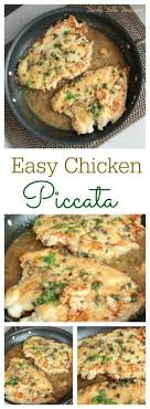 Easy Chicken Piccata Recipe Easy Chicken Recipes Recipes Chicken Recipes