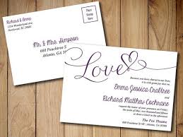 Postcard Wedding Invitation Template By Paintthedaydesigns Heart Wedding Invitations Postcard Wedding Invitation Wedding Invitations