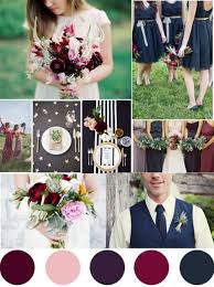 Flower bouquets can be arranged for the decor of homes or public buildings, or may be handheld. Dark Red Peach Plum Burgundy And Blackberry Blue Plum Wedding Fall Wedding Colors Purple Wedding
