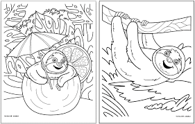 Feel free to print and color from the best 37+ cute sloth coloring pages at getcolorings.com. Free Printable Sloth Coloring Pages For Kids The Artisan Life