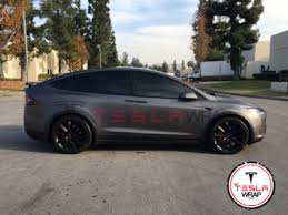 It features the gorgeous exterior wrap, giving it quite a menacing & unique look. Tesla Model X Vinyl Car Wrap Tesla Car Wrap Myteslawrap Com