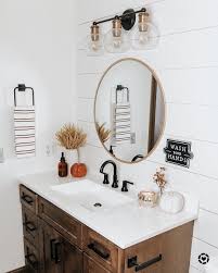 Bailey Huffman Bhuff95 Posted On Instagram Do You Guys Decorate Every Room For The Seasons I Love All The Neutral Fall Bathroom Decor Home Fall Bathroom