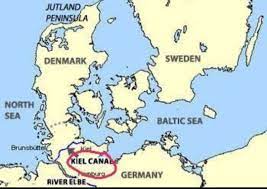 Kaiser wilhelm canal ) connects the north sea ( elbe estuary ) to the baltic sea ( kiel fjord ). Kiel Canal Connects Baltic Sea Educrat Ias Academy Facebook