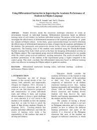 Regarder des films en streaming complet sur votre smart tv, console de jeu, pc, mac, smartphone, tablette et bien plus. Thesis Sample About Differentiated Instruction Differentiated Instruction Learning Styles